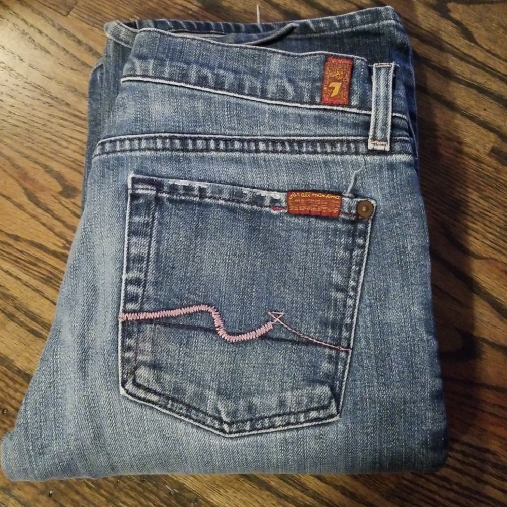 7 For All Mankind Bootcut Jeans Size 28